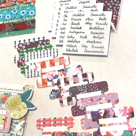 SOLD TPS Planner Society Tab Washi Note Die Cuts - Picture 8 of 8